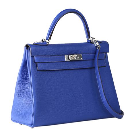 hermes kelly 32 blue electric|Hermes kelly retourne for sale.